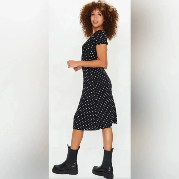 A New Day Black Polka Dot‎ Dress size Small - Picture 3 of 10
